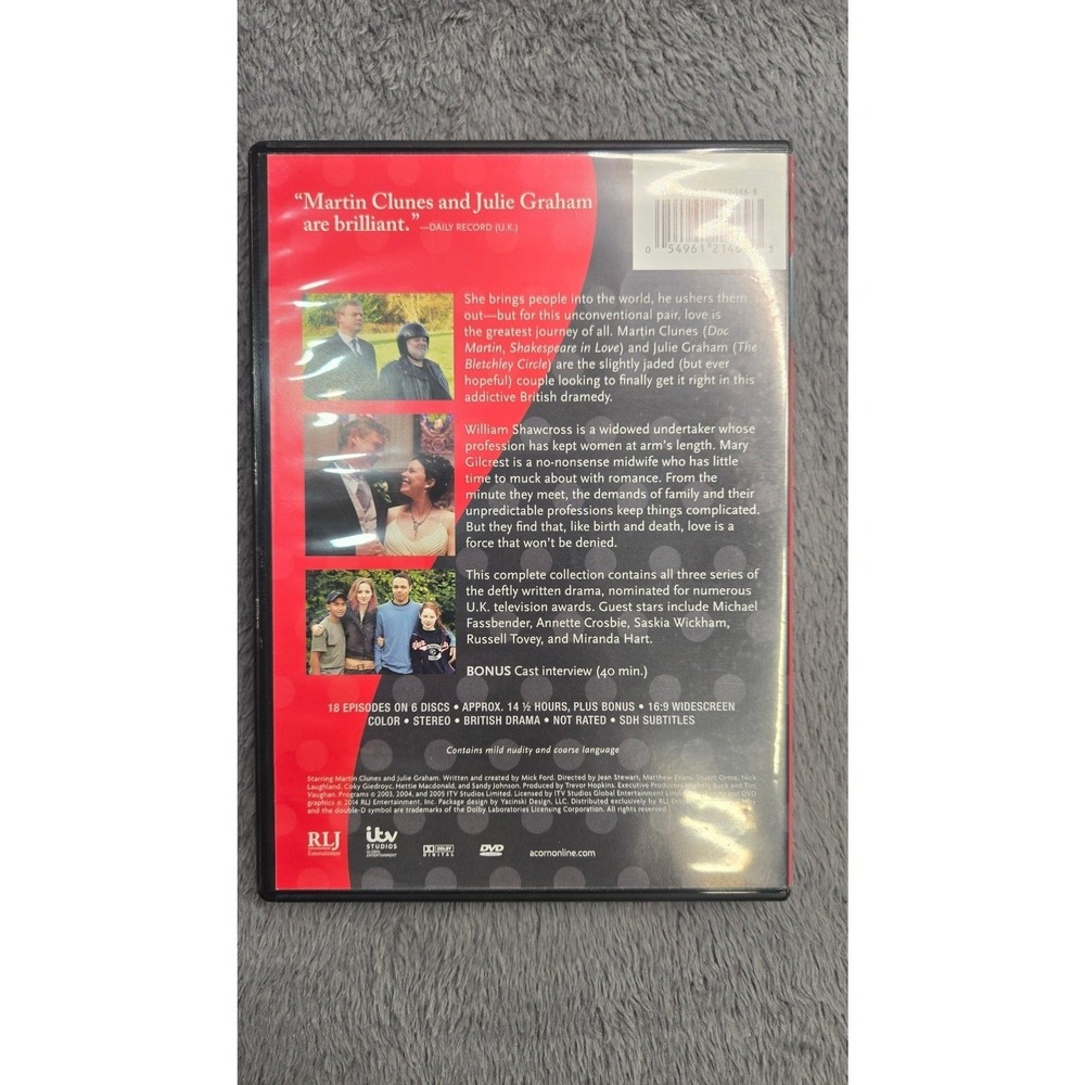 William and Mary The Complete Collection DVD Martin Clunes Julie Graham 6 Disc - Picture 2 of 2